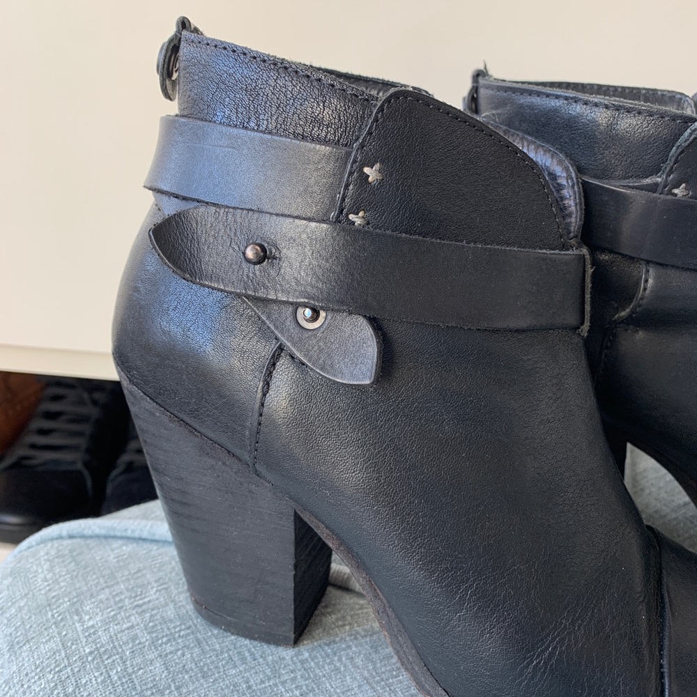 Rag & Bone Harrow Booties In Black - image 3
